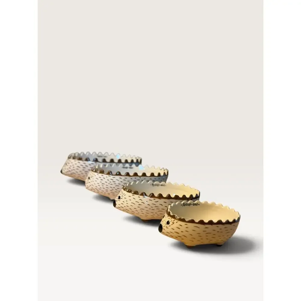 Creative Co-Op Hedgehog Measuring Cups – Set of 4